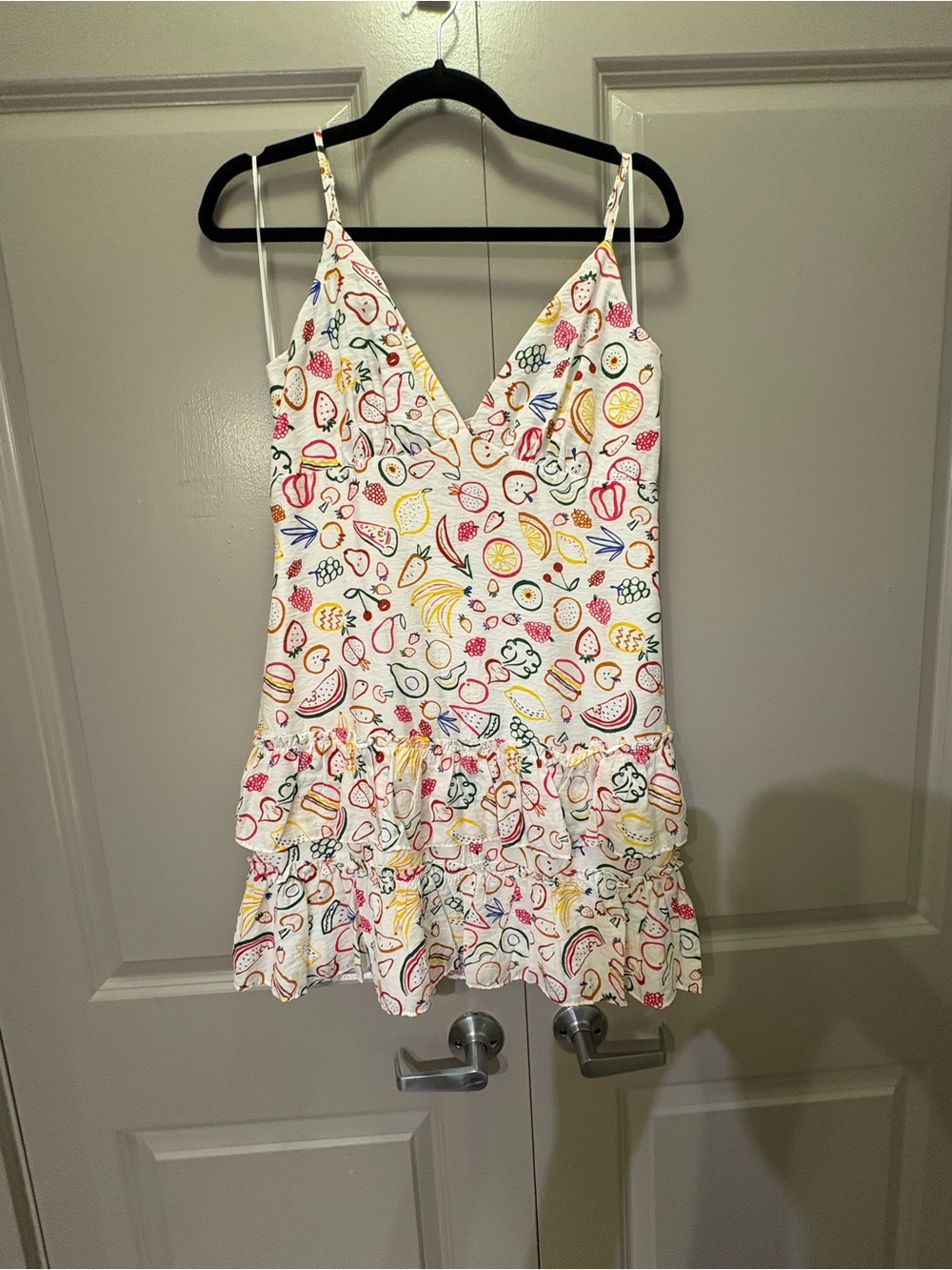 Bloomingdale’s AQUA White Fruit Mini Dress